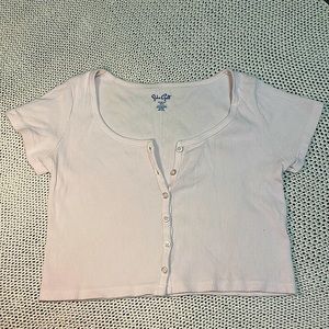 Light pink button down top from Pacsun! John Galt/Brandy Melville size small